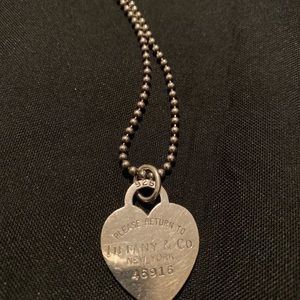 Tiffany extra long necklace.